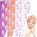 Goodivery ® Superabsorberende Microvezel Haar Turban Set pour Enfants avec Motif Licorne - 3 Pièces - Rose