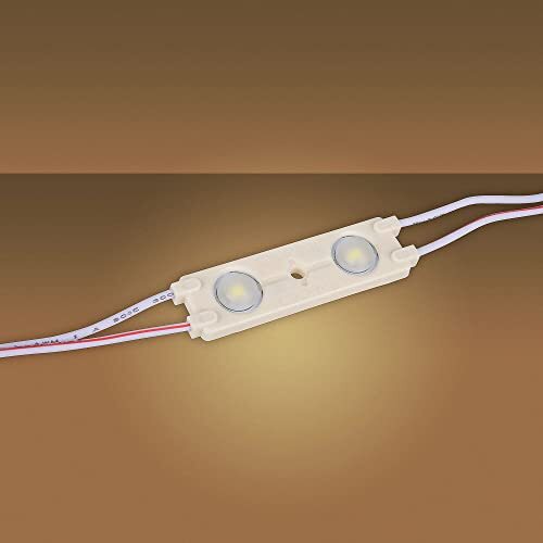 Mextronic LED-modules: 20 x 2 LED Power Module HL02, 0,72W, 3000K, 12V, IP65 [energieklasse F]