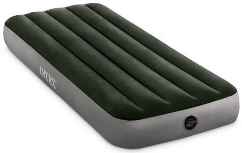 Intex 64106 Single Mattress - Grey - Twin Size - Indoor & Outdoor Use