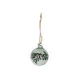 Boule de Noël, verre, couronne, vert
