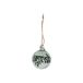 Boule de Noël, verre, couronne, vert