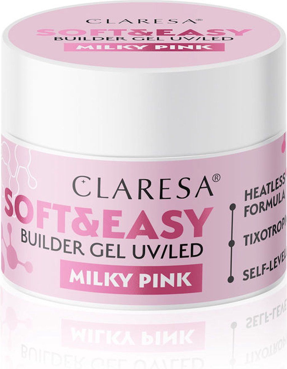 Claresa Keratine Builder Gel Soft & Easy Milky Pink 45gr.