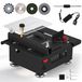 Solidchoice - Petite scie circulaire de table avec 4 lames - Scie de table multifonctionnelle pour le travail du bois