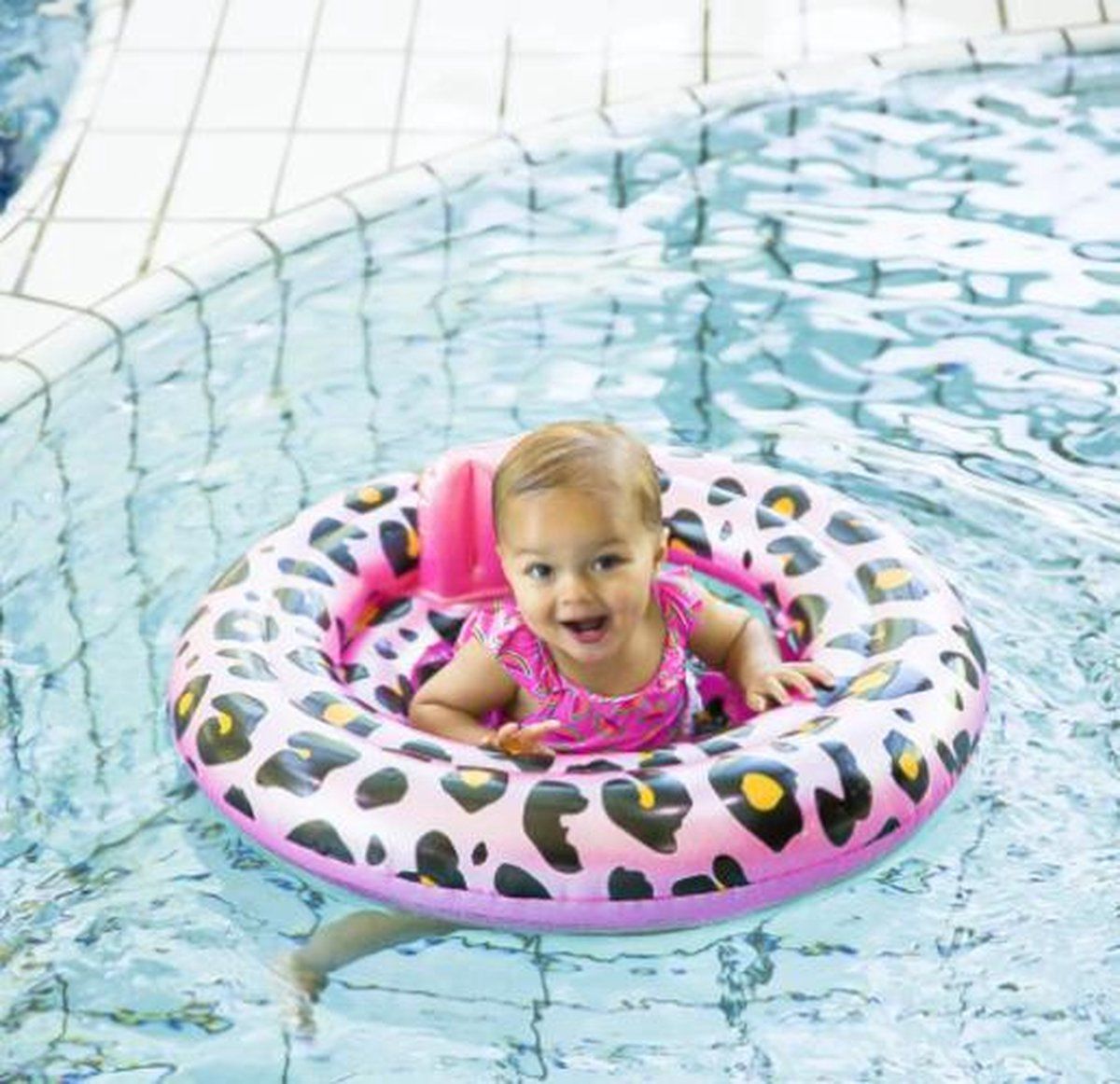Swim Essentials Baby Float - Panterprint Rose