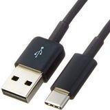 Little Boutik© Type C naar USB kabel - 2M zwart