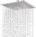Douche de plafond carrée, 30 x 30 cm, en acier inoxydable