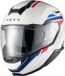 Nexx X.TR Quanta Integraalhelm ECE 22.06 Glasvezel Wit/blauw/rood Maat S