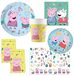 Procos Peppa Pig Party Set - 46-Piece Disposable Tableware