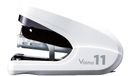 Handmatige MAX Handmatige nietmachine Vaimo 11 FLK met platte binding, wit.