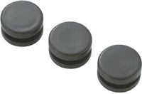 TRU COMPONENTS TC-GMCQR-1108203 Kabeldoorvoering Gesloten Klem-Ø (max.) 7.8 mm Plaatdikte (max.) 2.3 mm PVC Zwart 100 stuk(s)