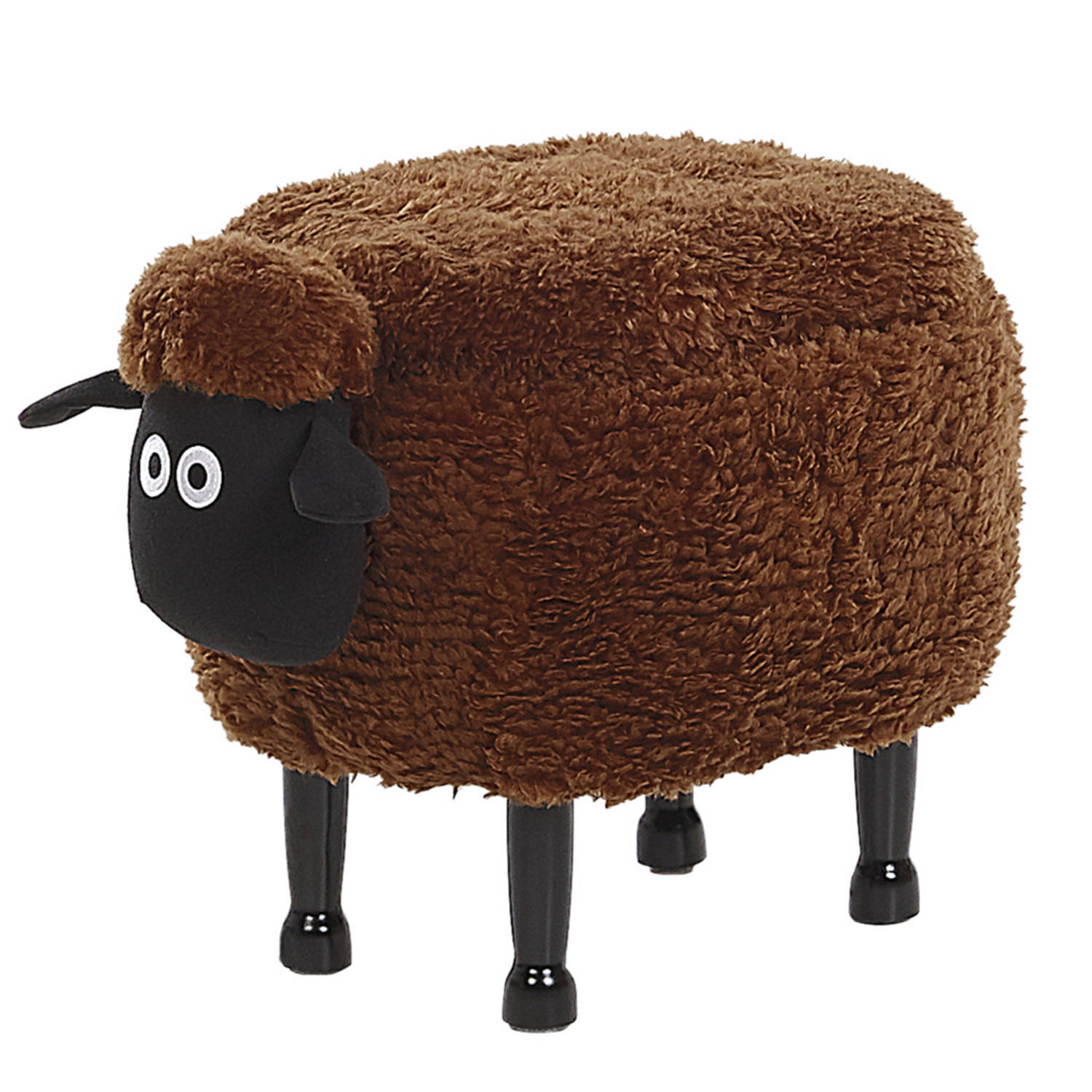 Beliani SHEEP - Hocker - bruin - polyester