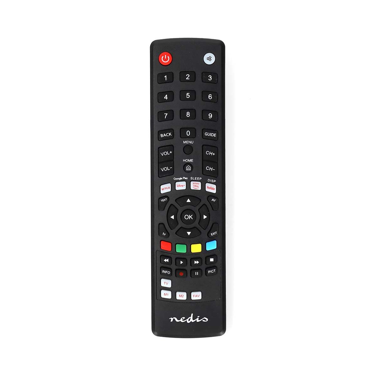 Nedis Universele Afstandsbediening voor TV - IR - Zwart
