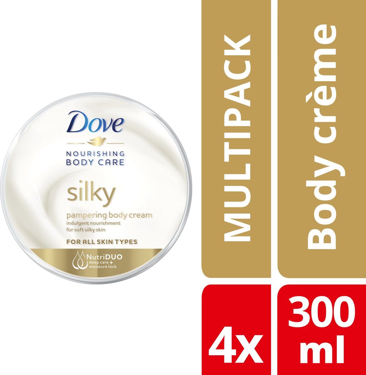 Dove Body Crème / 1200 (4 x 300) ml / Female