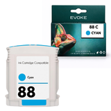 Evoke Compatible Ink for HP 88C Cyan 1000 Pages