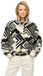 Superdry Super Soft Printed Half Zip Sweatshirt White Women's Small