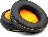 YIVO Coussinets d'oreille pour AKG K52 K72 K92 K181 K182 K240 - Noir avec accents orange
