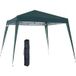 TRUVO Tente Pliante 2,4 X 2,4 M, Tonnelle De Jardin Imperméable, Montage Instantané, Structure En Acier Et Toile Oxford, Verte.