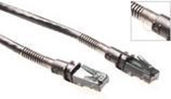 Intronics UTP Cat.6a 4.90m netwerkkabel Zwart