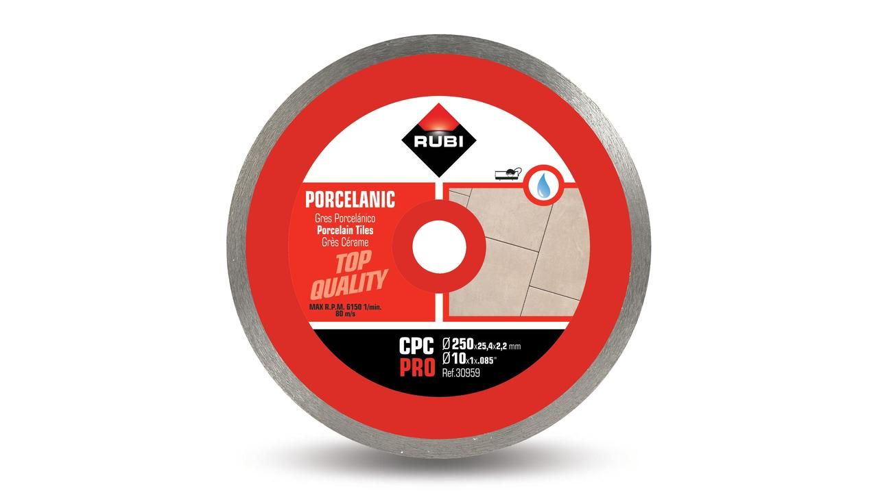 Rubi SARA RUBI TARCZA DIAMENTOWA CPC 250 x 25,4mm PRO DO GRESU PORCELANOWEGO