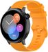 Strap-it Luxe siliconen bandje - geschikt voor Huawei Watch GT 2 42mm / GT 3 42mm / GT 3 Pro 43mm - oranje