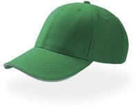 Atlantis Headwear Sport Sandwich Cap AT612 - GREEN/WHITE - One size