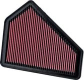 K&N vervangingsfilter passend voor Cadillac CTS 2.8, 3.0, 3.6 2008-2014 / CTS-V 6.2 2009-2015 (33-2411)
