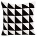 Collection d'Art Kussen KIT/ZWART-EN-WIT/40 X 40