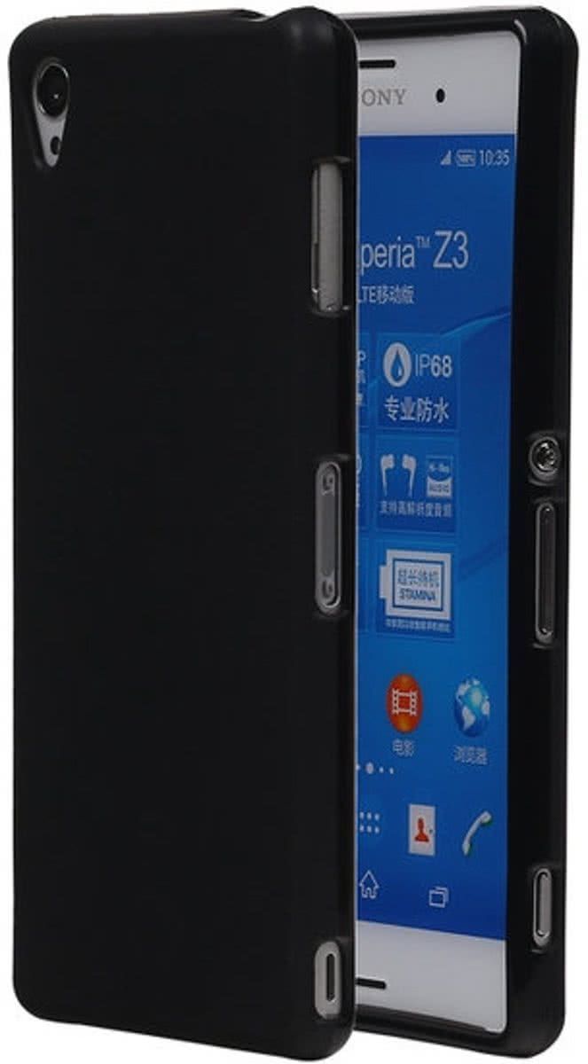 Best Cases Sony Xperia Z3 TPU Hoesje Zwart