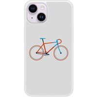 Apple iPhone 14 Bike color hipster verstevigd hoesje met sublimatie bedrukking