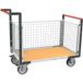 Fimm Plateauwagen rechthoek wiel met 3 gaaswanden 1075 mm 500 kg