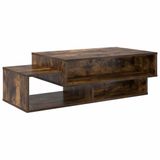 vidaXL Salontafel, gerookt eikenfineer, 105 x 50 x 32,5 cm, houtvezelplaat