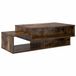 vidaXL Salontafel, gerookt eikenfineer, 105 x 50 x 32,5 cm, houtvezelplaat