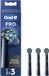 Oral-B Pro Cross Action Opzetborstels - Zwart - 3 Stuks
