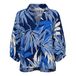 &Co Woman viscose blouse met print - blauw
