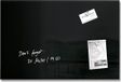 Sigel Glasmagneetbord Artverum 60x40cm Zwart