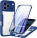 Techsuit ColorVerse 360 Series Case + Screen Protector for iPhone 18 Pro Max / iPhone 17 Pro Max - Blue