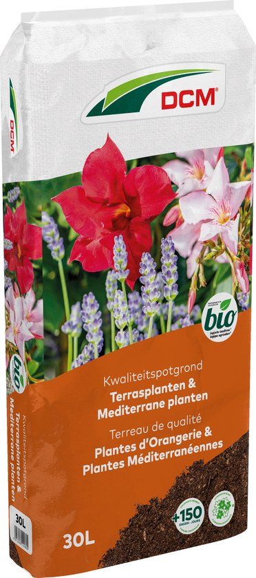 DCM Potgrond Terras/Mediterrane Planten 30L Biologisch