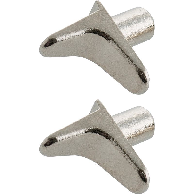 Kastplankdrager staal vernikkeld Ø5mm (8 Stuks)