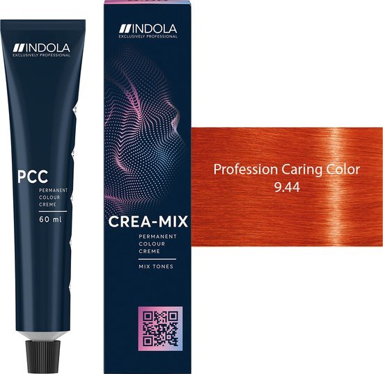 Indola PCC Fashion 9.44 Extra Licht Blond Intens Koper 60ml