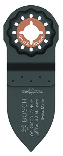 BOSCH OSL200CR Starlock Multi Tool Grout & Abrasive Carbide Grit Schuurvinger