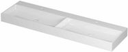 Wastafel INK United Dubbele Wastafel 160x45cm Keramiek Glans Wit
