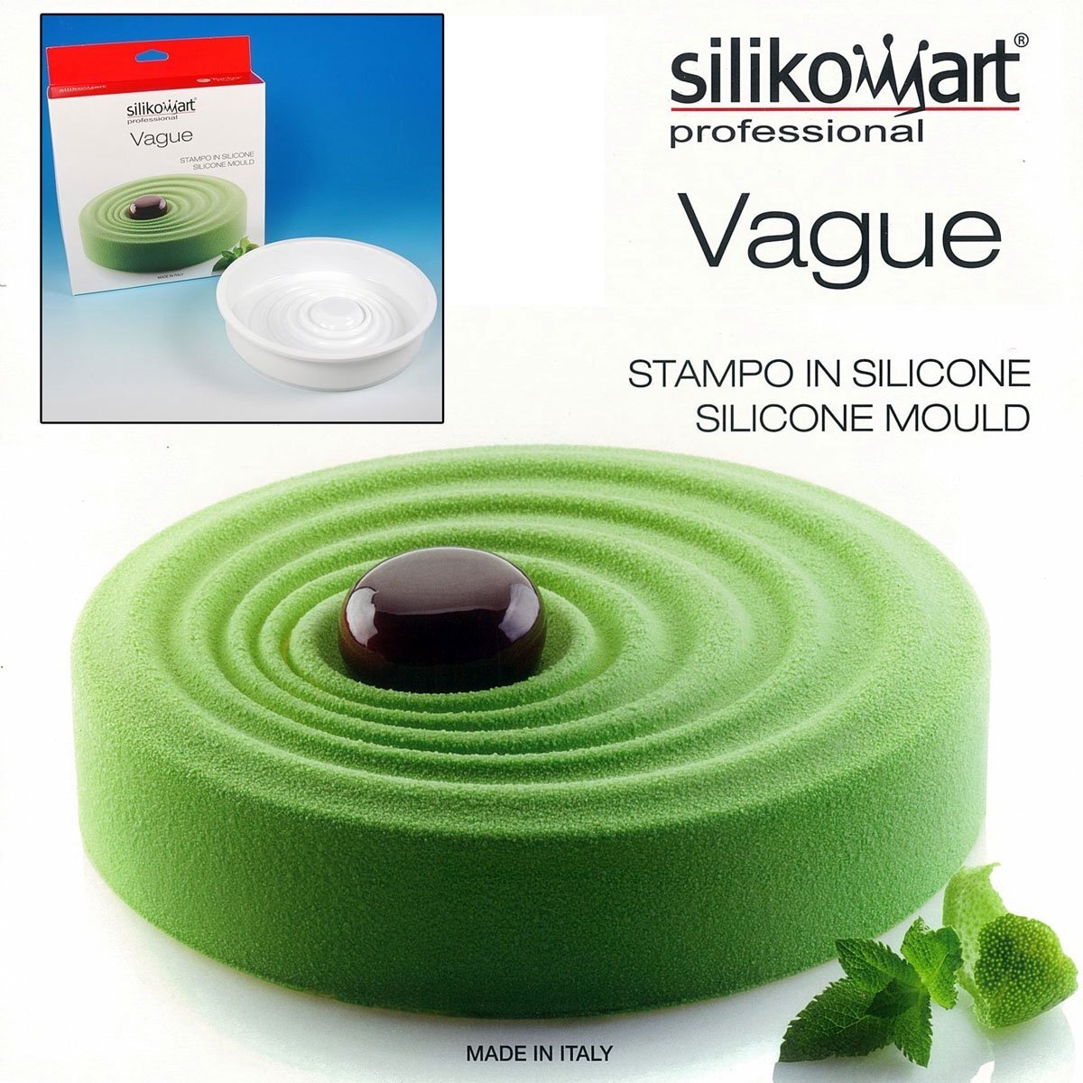 Silikomart Bavaroise / Bak Vorm "Vague" Tortaflex Siliconen