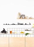 The Line Lille Wanddecoratie Skyline 125 cm Zwart