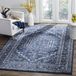 SAFAVIEH Adirondack Collection ADR108N Decoratief tapijt, 1,2 x 1,8 m, oosters medaillonmotief, verliest geen haren en onderhoudsvriendelijk, ideaal voor gebieden met veel verkeer in de entree