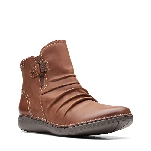 Clarks Dames Un Loop Top Chelsea Boot, Dark Brown, 39 EU