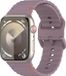 By Qubix - Wave Sportband - Zacht Paars - Siliconen - Geschikt voor Apple Watch 38mm/40mm/41mm/42mm