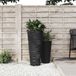 Maison Exclusive - Jardinière avec bac amovible, couleur anthracite, 18/45 litres, en plastique PP