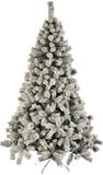 Fééric Lights and Christmas Windy Peak kunstkerstboom - 150 cm - groen - besneeuwd - Ø 83 cm - 289 tips - metalen voet
