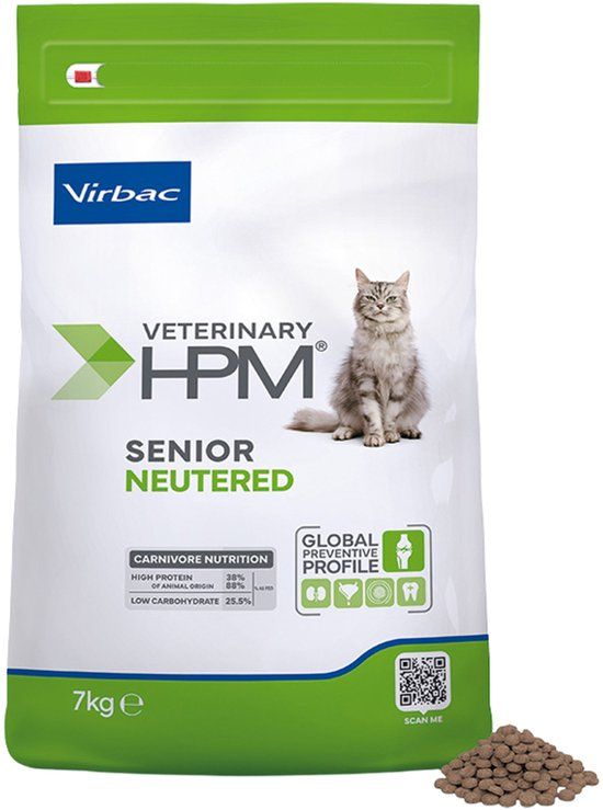 Virbac Veterinary HPM - Senior Neutered Cat - 7 kg