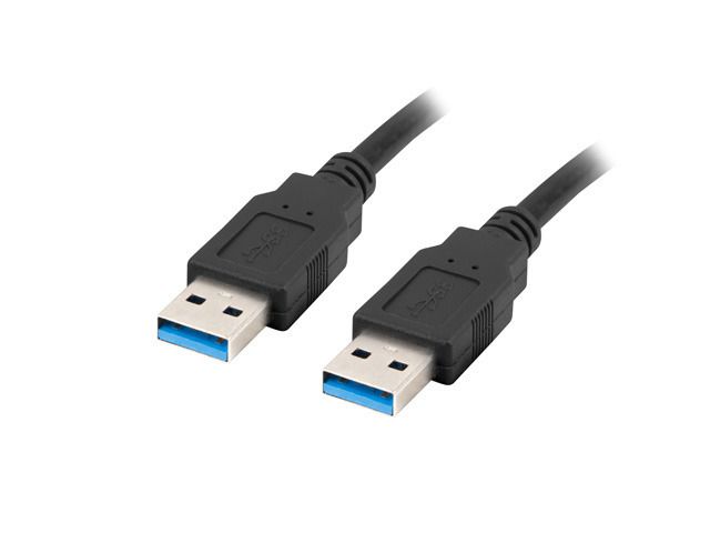 Lanberg USB-kabel CA-USBA-30CU-0005-BK 0,5 m USB 3.2 Gen 1 (3.1 Gen 1) Zwart